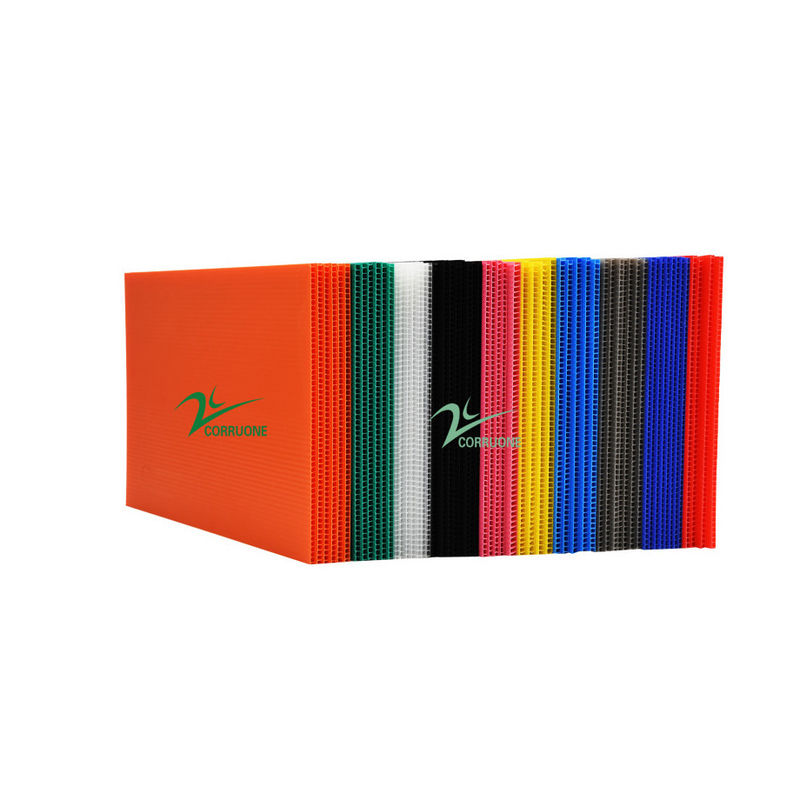 PP 4x8 4mm 5mm Correx Board White Correx لوح مخدد مخصص