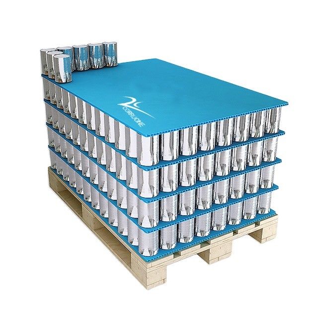 صفائح بلاستيكية مموجة معاد تدويرها بنفايات 6 مم كوروبلاست 4 X 8 Sheets