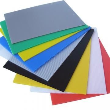 صفائح بلاستيكية مموجة معاد تدويرها بنفايات 6 مم كوروبلاست 4 X 8 Sheets