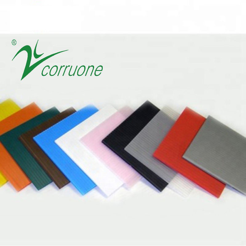 البولي بروبلين 3 مم Corflute ورقة حماية Correx Corflute 2440 X 1220