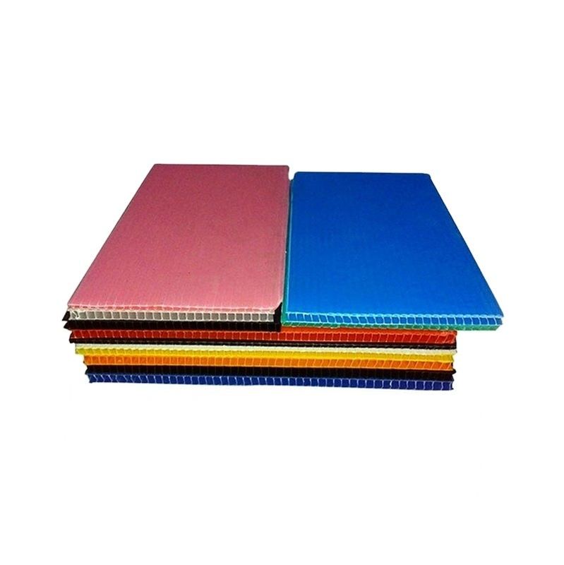 4x8 5mm Corflute Sheets جوفاء Corflute ورقة حماية أخضر أسود