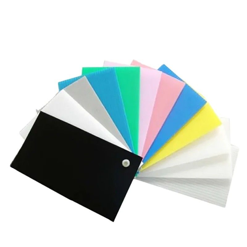 4x8 5mm Corflute Sheets جوفاء Corflute ورقة حماية أخضر أسود