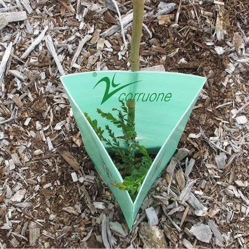 Corflute Plantra Tree Protectors PP المموج شجرة الحرس الأنابيب